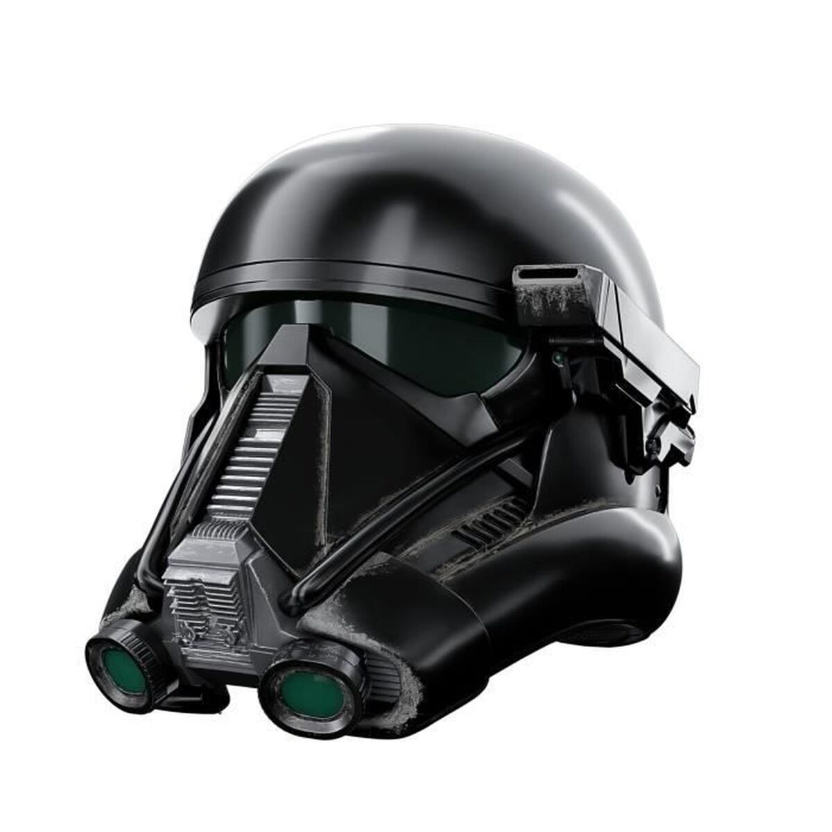 Svart blank Death Trooper Premium Maskeradmask från Star Wars