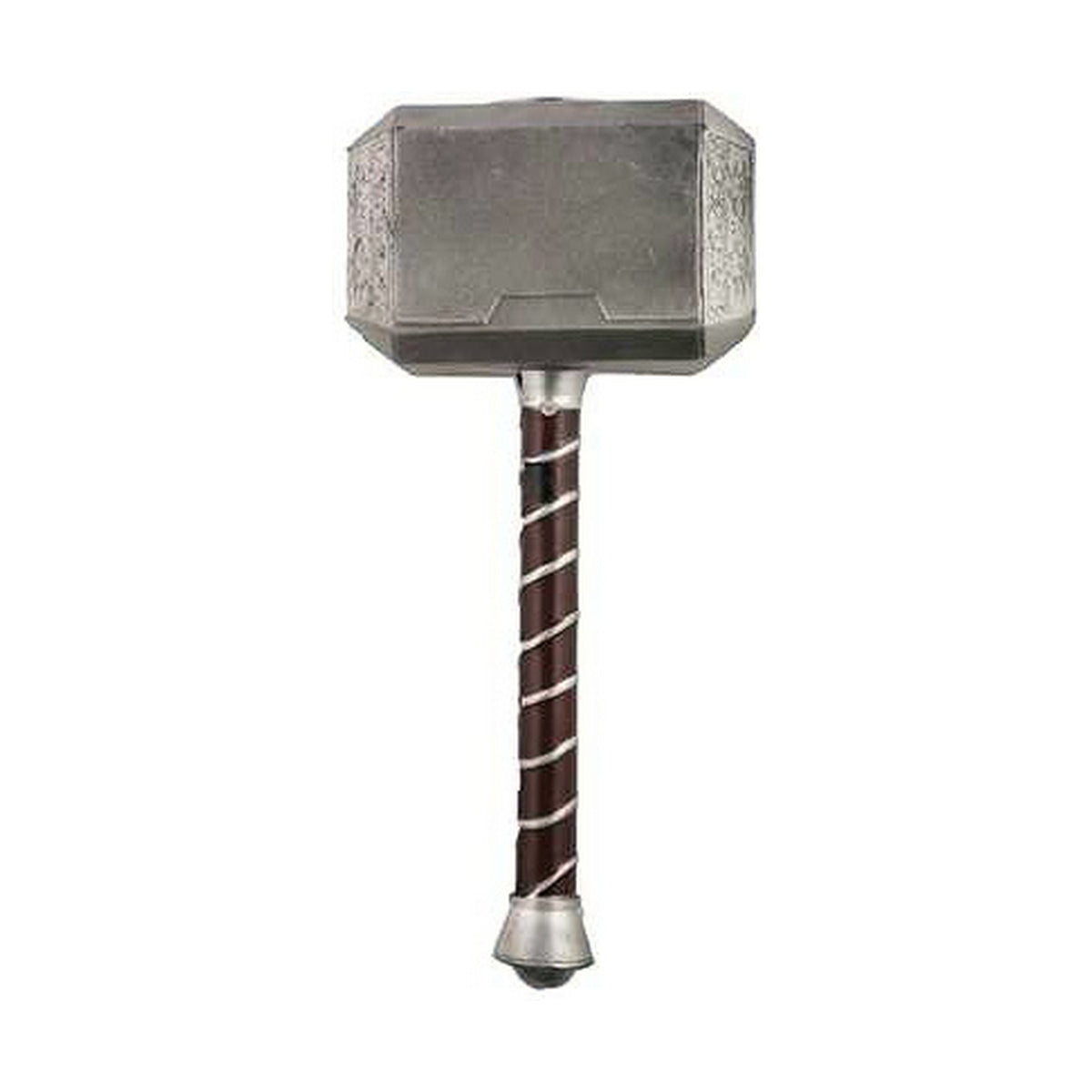 En bild på Thors stridshammare, Mjölner, tillverkad av foam.