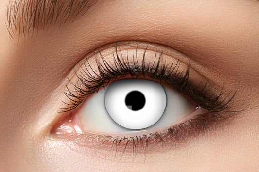 Helvita Halloweenlinser White Out